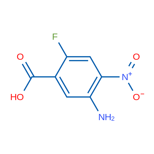 5-Amino-2-fluoro-4-nitro-benzoic acid 1g