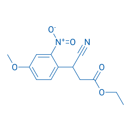 Ethyl 3-cyano-3-(4-methoxy-2-nitrophenyl)propanoate 1g