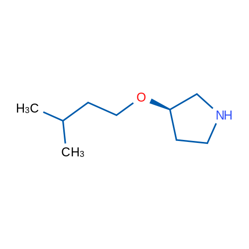 (3R)-3-(3-Methylbutoxy)pyrrolidine 1g