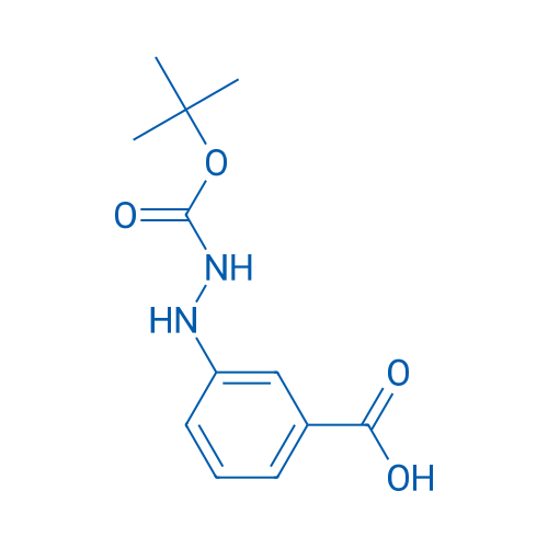 3-(2-(tert-Butoxycarbonyl)hydrazinyl)benzoic acid 250mg