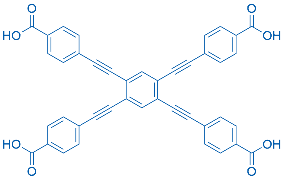 4,4',4'',4'''-(Benzene-1,2,4,5-tetrayltetrakis(ethyne-2,1-diyl))tetrabenzoic acid 100mg