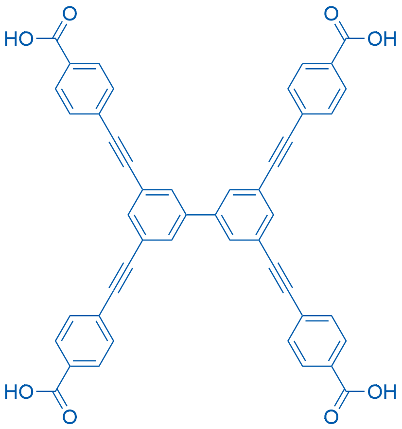 4,4',4'',4'''-([1,1'-Biphenyl]-3,3',5,5'-tetrayltetrakis(ethyne-2,1-diyl))tetrabenzoic acid 250mg