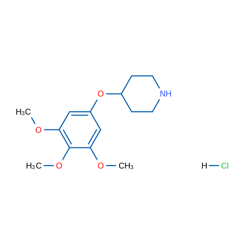 4-(3,4,5-Trimethoxyphenoxy)piperidine hydrochloride 1g