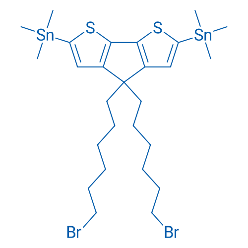 (4,4-Bis(6-bromohexyl)-4H-cyclopenta[2,1-b:3,4-b']dithiophene-2,6-diyl)bis(trimethylstannane) 250mg
