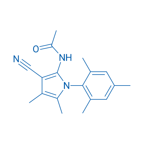 N-(3-Cyano-1-mesityl-4,5-dimethyl-1H-pyrrol-2-yl)acetamide 1g