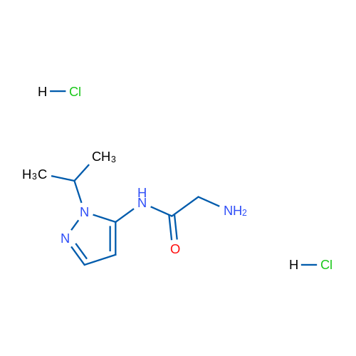 2-amino-N-(1-isopropyl-1H-pyrazol-5-yl)acetamide dihydrochloride 1g