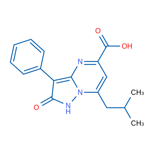 7-Isobutyl-2-oxo-3-phenyl-1,2-dihydropyrazolo[1,5-a]pyrimidine-5-carboxylic acid 1g