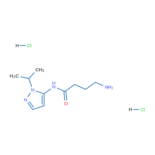 4-amino-N-(1-isopropyl-1H-pyrazol-5-yl)butanamide dihydrochloride 5g