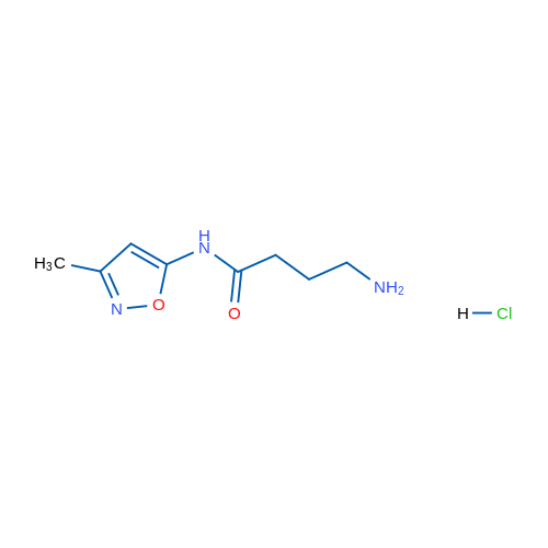 4-amino-N-(3-methylisoxazol-5-yl)butanamide hydrochloride 250mg