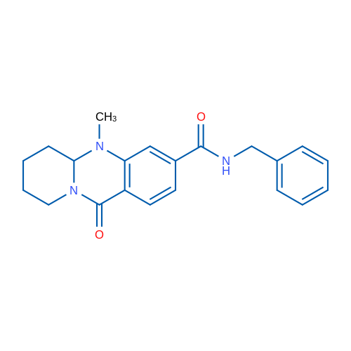 N-Benzyl-5-methyl-11-oxo-5H,5aH,6H,7H,8H,9H,11H-pyrido[2,1-b]quinazoline-3-carboxamide 1g