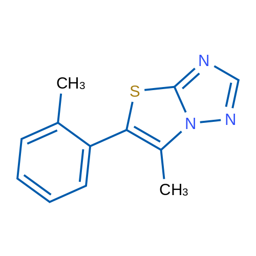 6-Methyl-5-(o-tolyl)thiazolo[3,2-b][1,2,4]triazole 1g