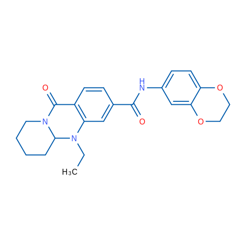 N-(2,3-Dihydro-1,4-benzodioxin-6-yl)-5-ethyl-11-oxo-5H,5aH,6H,7H,8H,9H,11H-pyrido[2,1-b]quinazoline-3-carboxamide 1g