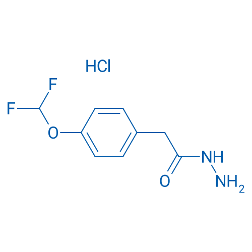 2-(4-(Difluoromethoxy)phenyl)acetohydrazide hydrochloride 250mg