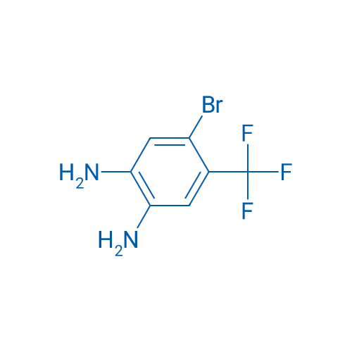 4-Bromo-5-(trifluoromethyl)benzene-1,2-diamine 250mg