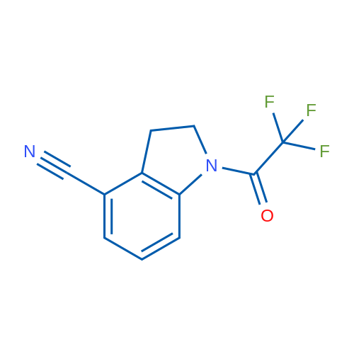 1-(2,2,2-Trifluoroacetyl)indoline-4-carbonitrile 1g