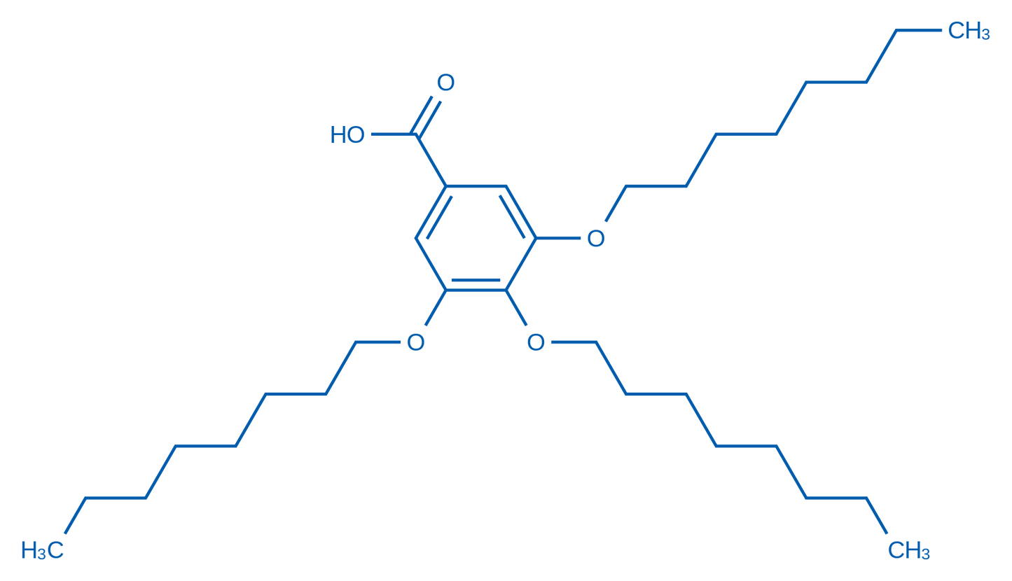 3,4,5-Tris(octyloxy)benzoic acid 5g