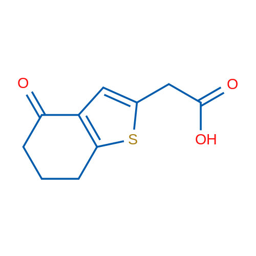 2-(4-Oxo-4,5,6,7-tetrahydrobenzo[b]thiophen-2-yl)acetic acid 250mg