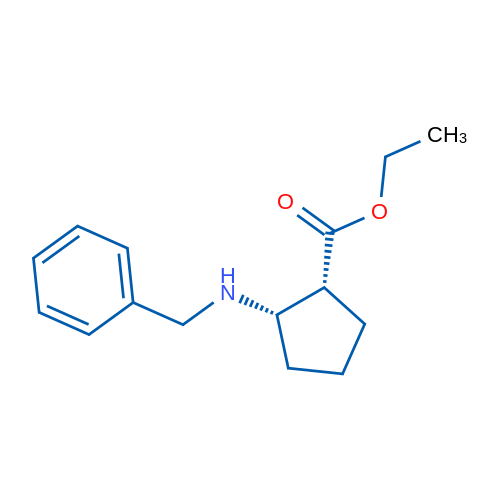 cis-Ethyl 2-(benzylamino)cyclopentanecarboxylate 1g