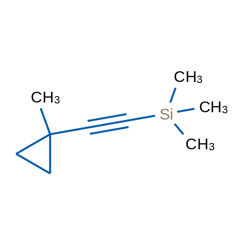 Trimethyl((1-methylcyclopropyl)ethynyl)silane 1g