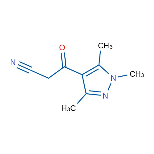 3-Oxo-3-(1,3,5-trimethyl-1H-pyrazol-4-yl)propanenitrile 1g