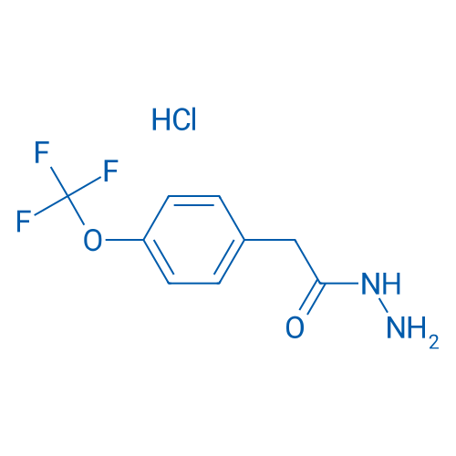 2-(4-(Trifluoromethoxy)phenyl)acetohydrazide hydrochloride 250mg