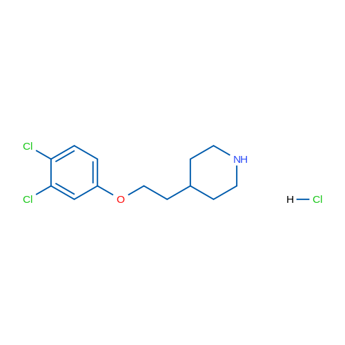 4-(2-(3,4-Dichlorophenoxy)ethyl)piperidine hydrochloride 1g