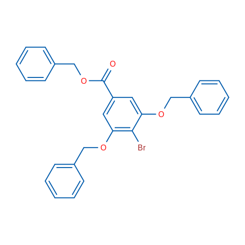 Benzyl 3,5-bis(benzyloxy)-4-bromobenzoate 1g