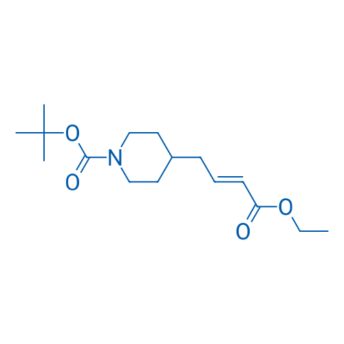 tert-Butyl 4-(4-ethoxy-4-oxobut-2-en-1-yl)piperidine-1-carboxylate 1g