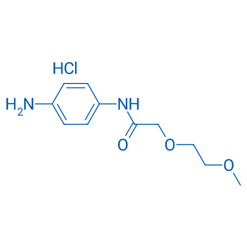 N-(4-Aminophenyl)-2-(2-methoxyethoxy)acetamide hydrochloride 250mg