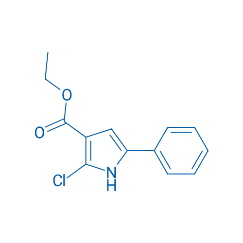 Ethyl 2-chloro-5-phenyl-1H-pyrrole-3-carboxylate 1g