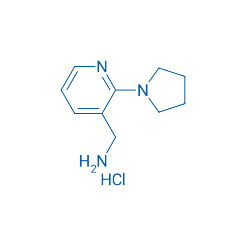 (2-(Pyrrolidin-1-yl)pyridin-3-yl)methanamine hydrochloride 100mg