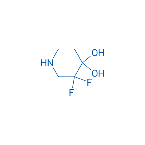 3,3-Difluoropiperidine-4,4-diol 100mg
