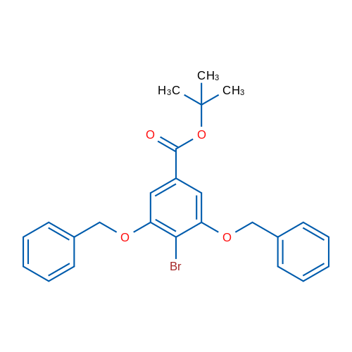 tert-Butyl 3,5-bis(benzyloxy)-4-bromobenzoate 1g