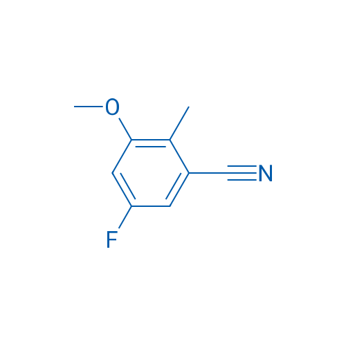 5-Fluoro-3-methoxy-2-methylbenzonitrile 250mg