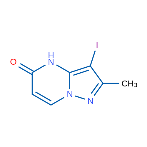 3-Iodo-2-methyl-4H,5H-pyrazolo[1,5-a]pyrimidin-5-one 1g