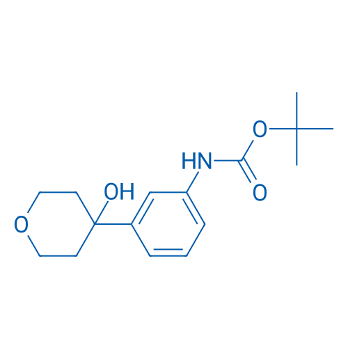 tert-Butyl (3-(4-hydroxytetrahydro-2H-pyran-4-yl)phenyl)carbamate 250mg