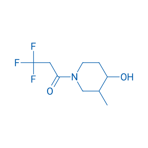 3,3,3-Trifluoro-1-(4-hydroxy-3-methylpiperidin-1-yl)propan-1-one 250mg