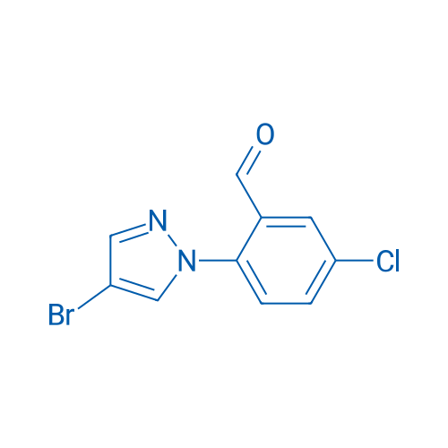 2-(4-Bromo-1H-pyrazol-1-yl)-5-chlorobenzaldehyde 1g