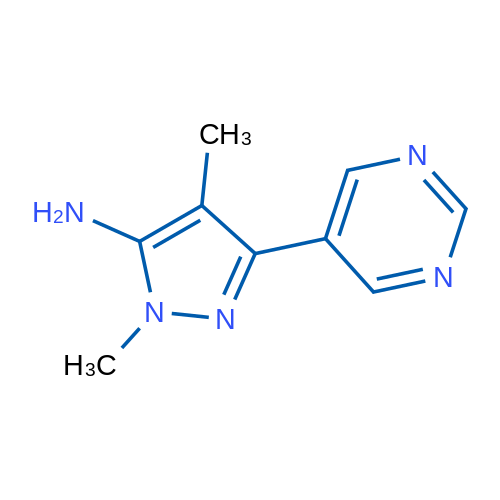 1,4-Dimethyl-3-(pyrimidin-5-yl)-1H-pyrazol-5-amine 1g