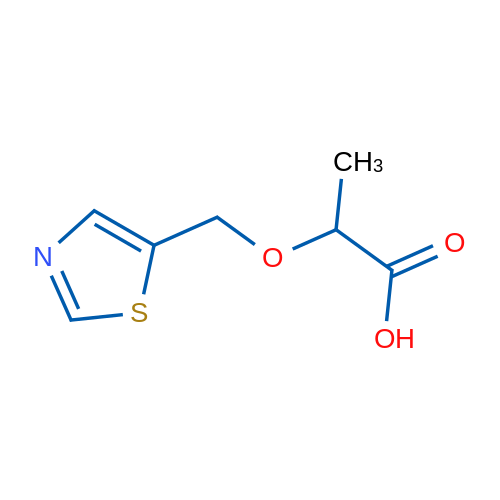 2-[(1,3-Thiazol-5-yl)methoxy]propanoic acid 1g