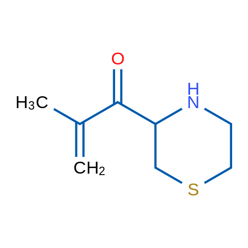 2-Methyl-1-(thiomorpholin-3-yl)prop-2-en-1-one 1g