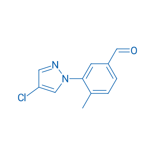 3-(4-Chloro-1H-pyrazol-1-yl)-4-methylbenzaldehyde 1g