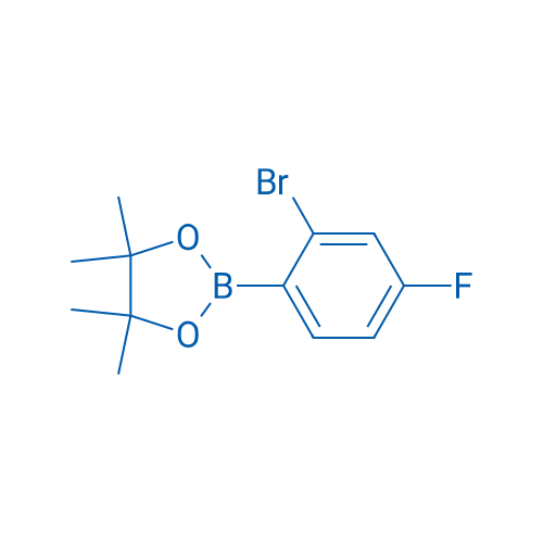 2-(2-Bromo-4-fluorophenyl)-4,4,5,5-tetramethyl-1,3,2-dioxaborolane 250mg