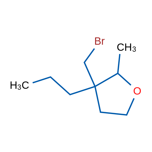 3-(Bromomethyl)-2-methyl-3-propyloxolane 1g