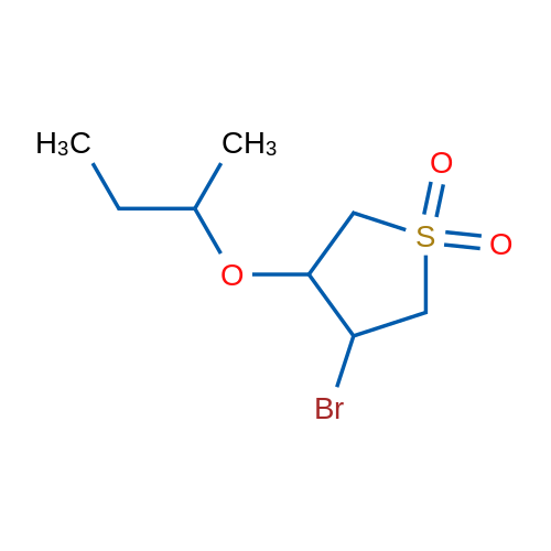 3-Bromo-4-(sec-butoxy)tetrahydrothiophene 1,1-dioxide 1g