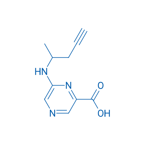 6-[(Pent-4-yn-2-yl)amino]pyrazine-2-carboxylic acid 1g