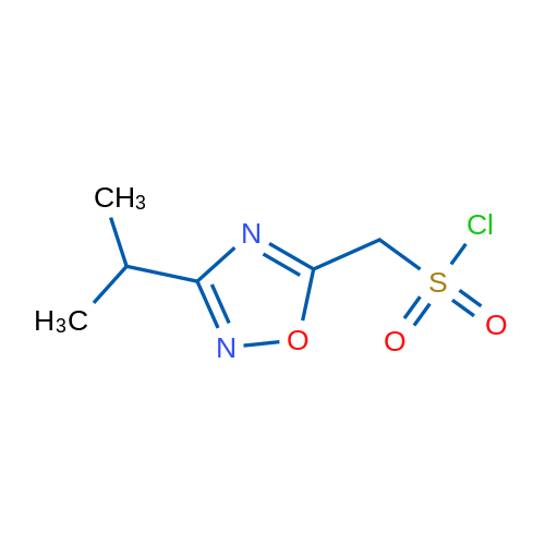 [3-(Propan-2-yl)-1,2,4-oxadiazol-5-yl]methanesulfonyl chloride 1g