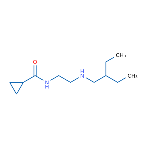 N-{2-[(2-ethylbutyl)amino]ethyl}cyclopropanecarboxamide 1g
