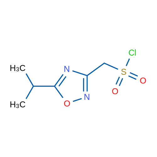 [5-(Propan-2-yl)-1,2,4-oxadiazol-3-yl]methanesulfonyl chloride 1g