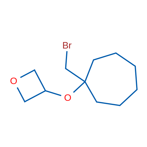 3-{[1-(bromomethyl)cycloheptyl]oxy}oxetane 1g